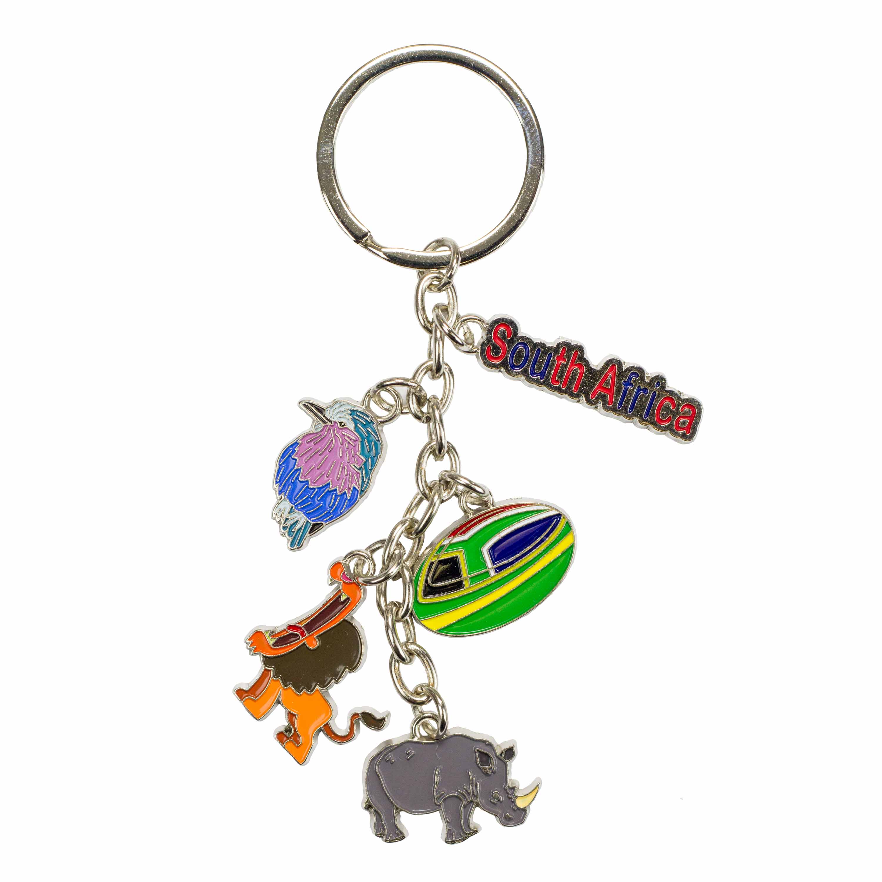 5 Charm Keyring South Africa - Click Image to Close