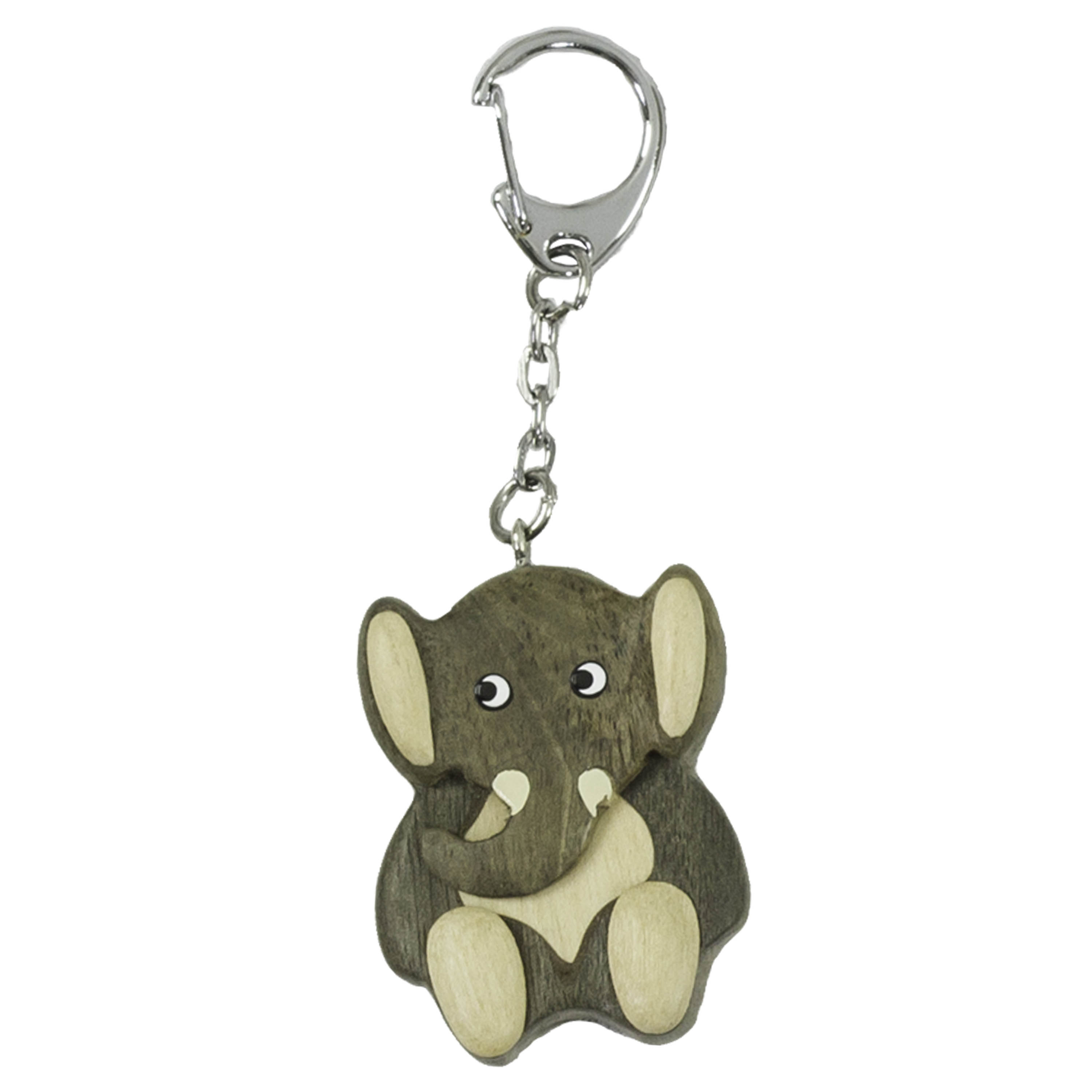 Bao-Elephant Sitting large keyring (3 pieces)