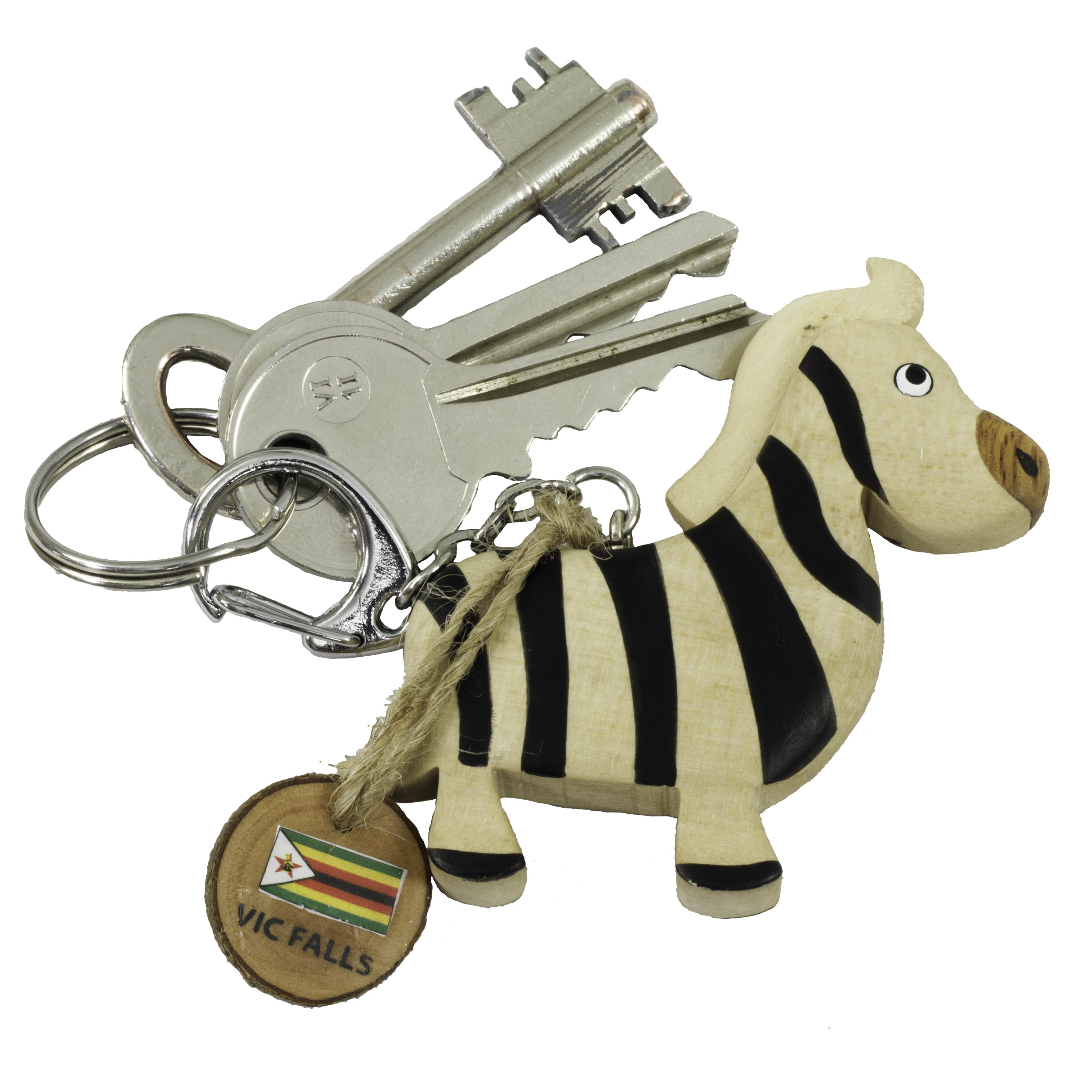 Bao-Zebra large keyring (3 pieces)