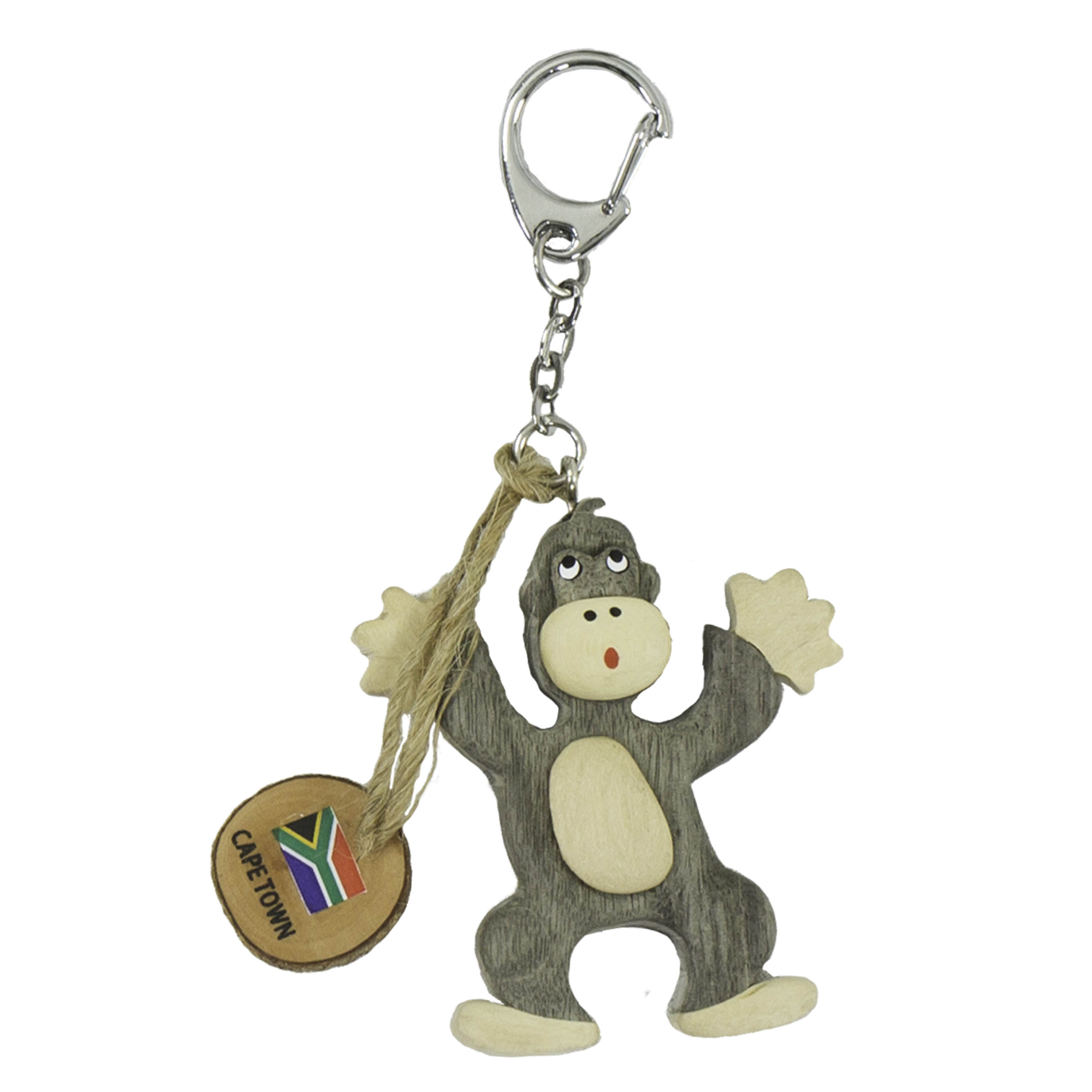 Bao-Monkey Jumping large keyring (3 pieces)