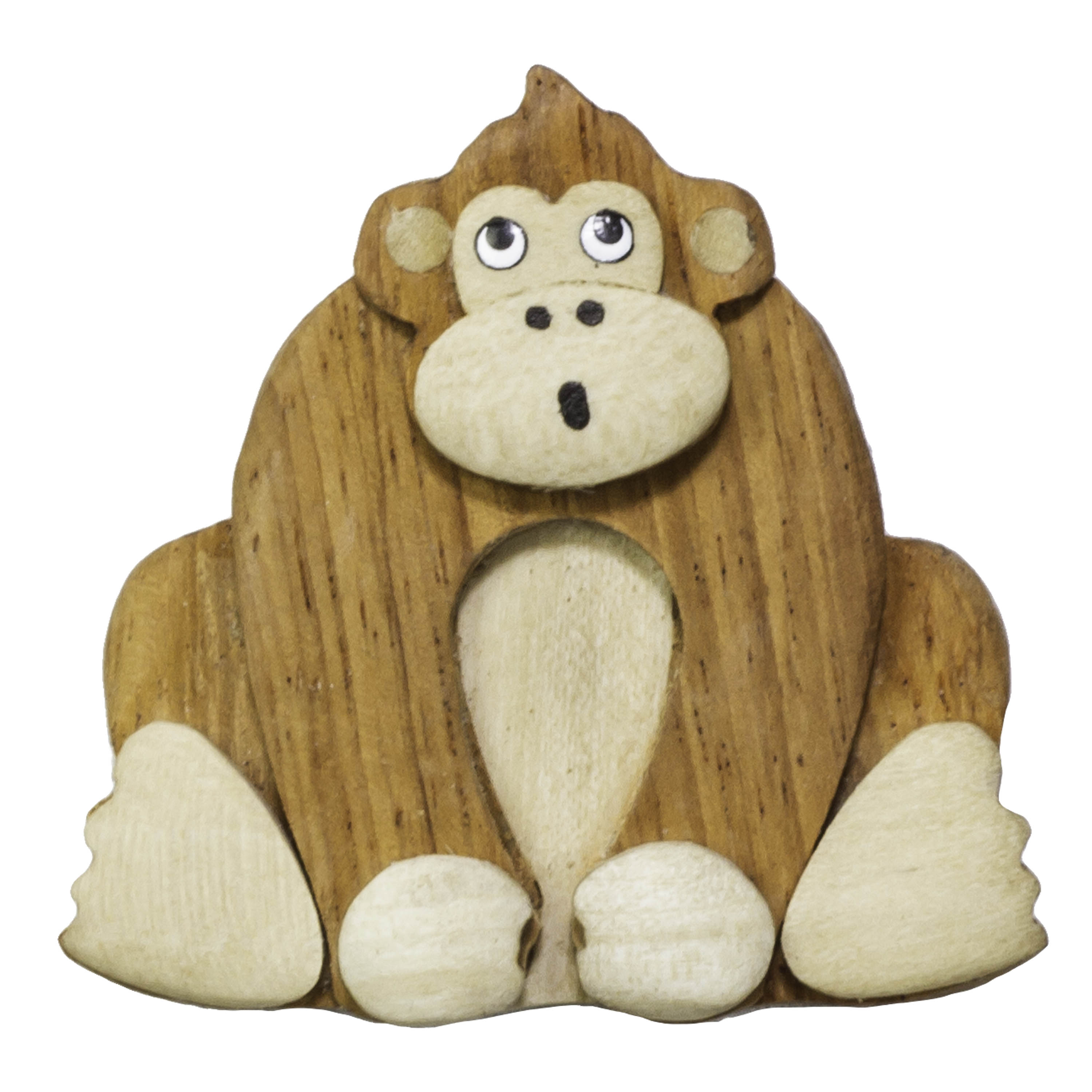 Bao-Gorilla Sitting magnet (3 pieces) - Click Image to Close