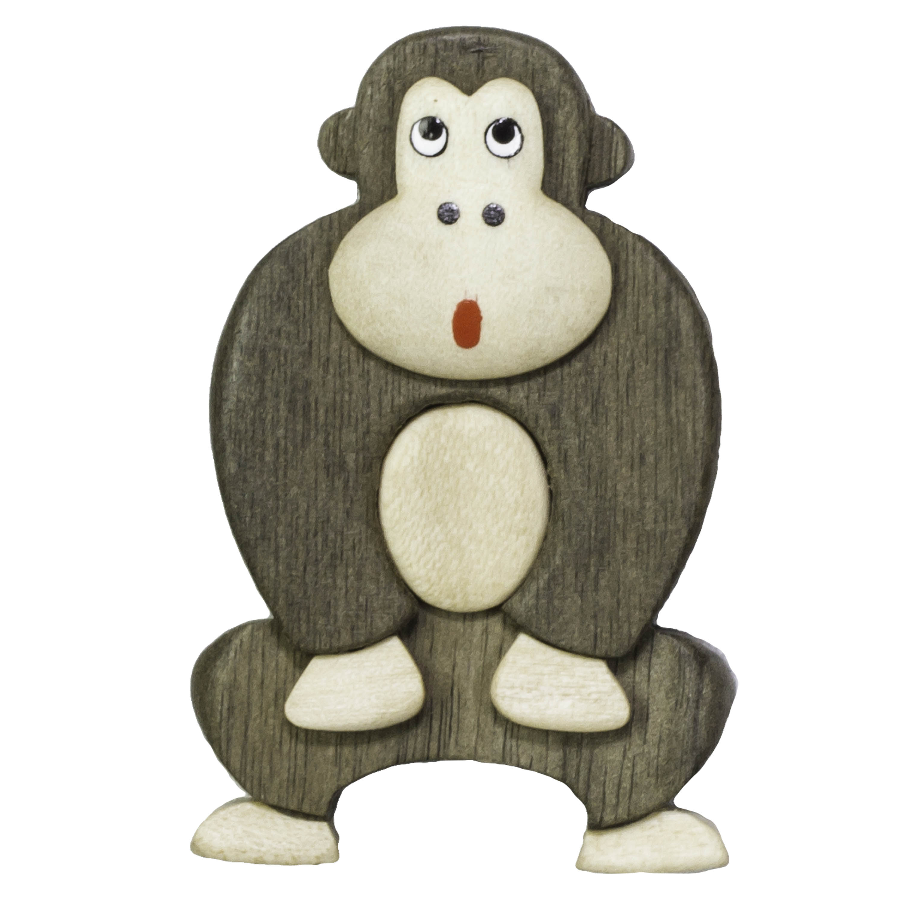 Bao-Gorilla Standing magnet (3 pieces) - Click Image to Close