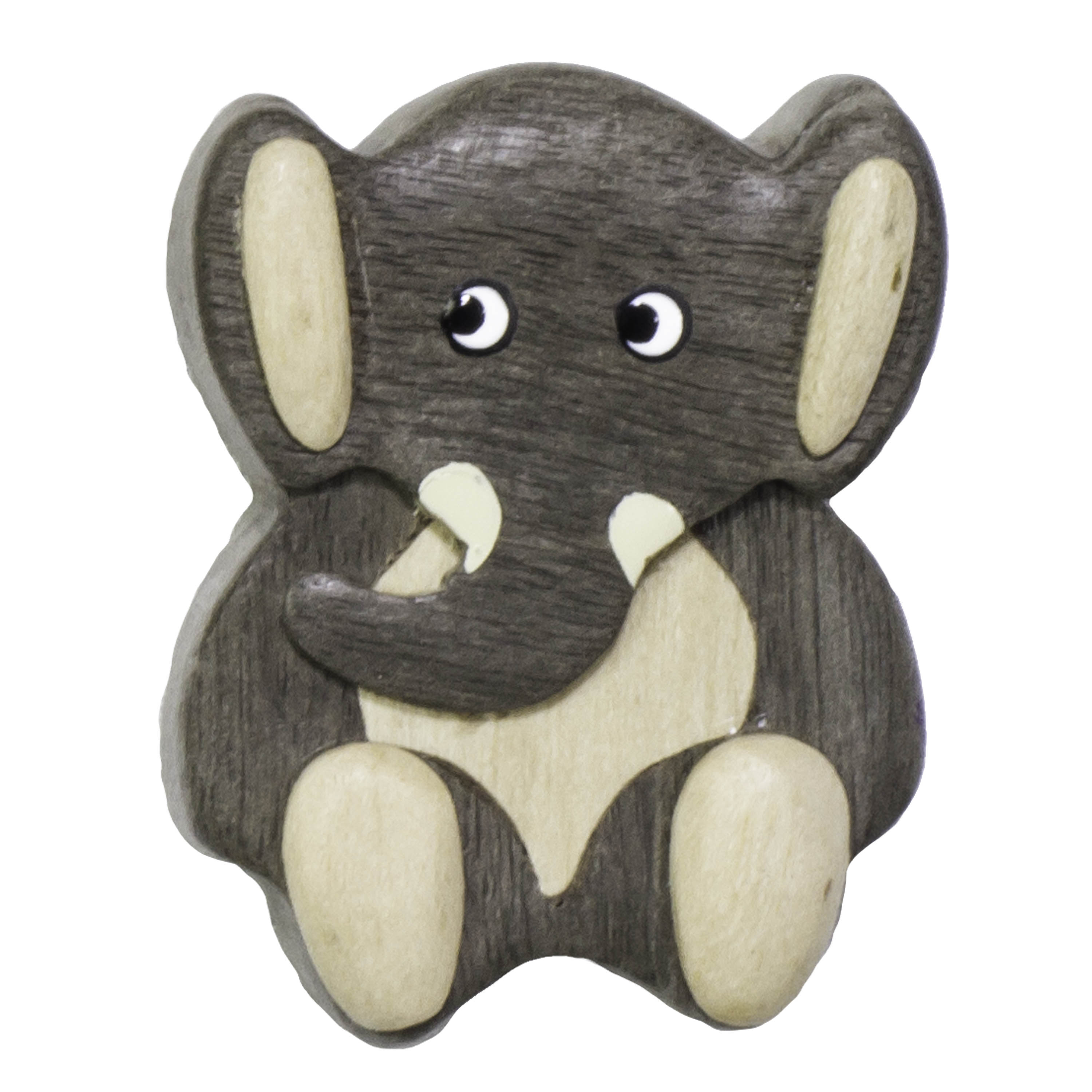 Bao-Elephant Sitting magnet (3 pieces) - Click Image to Close