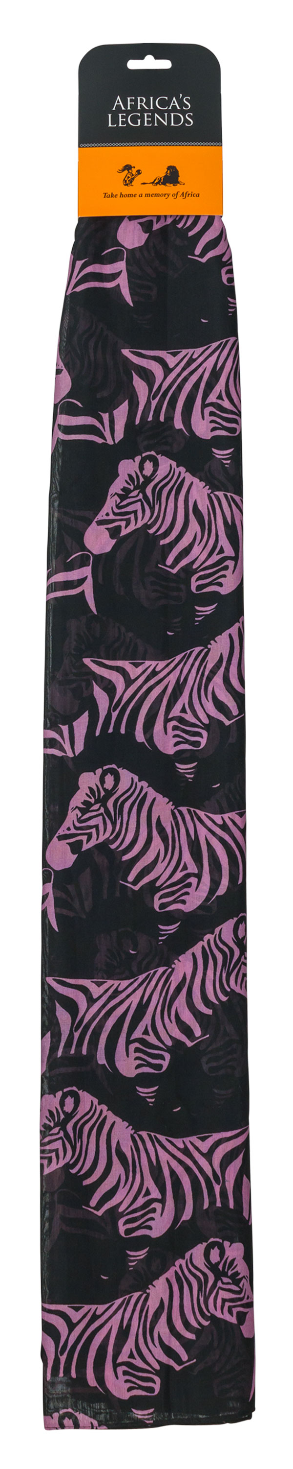 Zebra-Pink on black - Click Image to Close