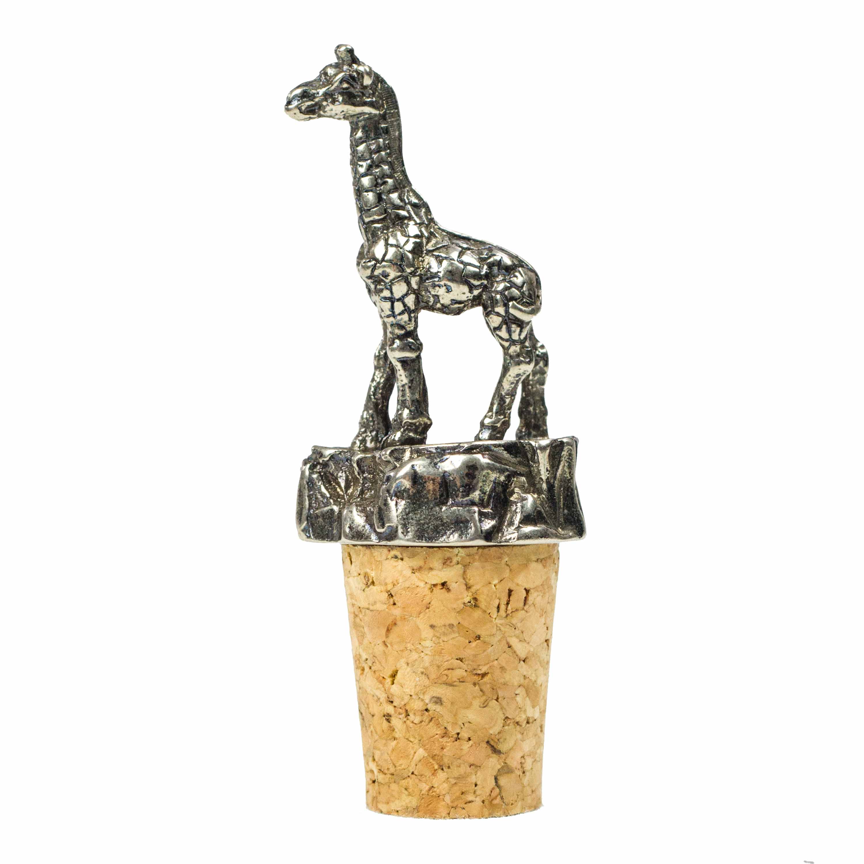 Medium Bottlestopper - Giraffe - Click Image to Close