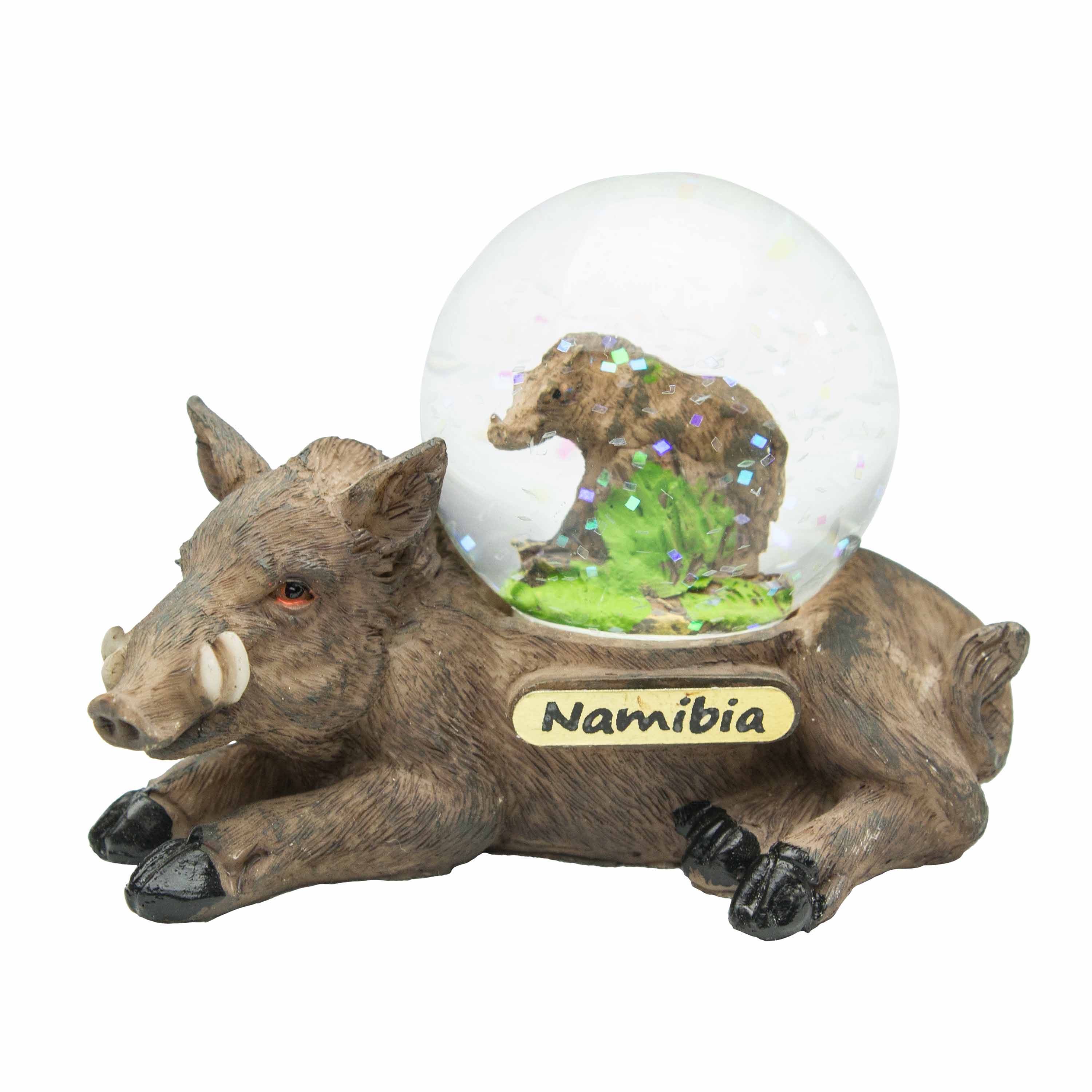 Snow Globe - Namibia Warthog - Click Image to Close