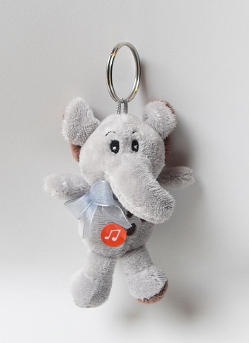 Soft toy - Musical elephant - Click Image to Close