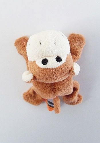 Soft toy monkey magnet - Click Image to Close