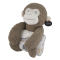 Monkey-Fluffy Blanket Toy-Patterned