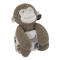 Monkey-Fluffy Blanket Toy-Patterned