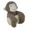 Monkey-Fluffy Blanket Toy-Plain