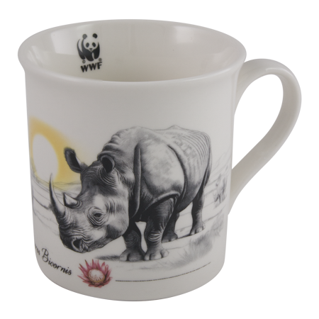 Coffee Mug-Rhino-Endangered Species-WWF