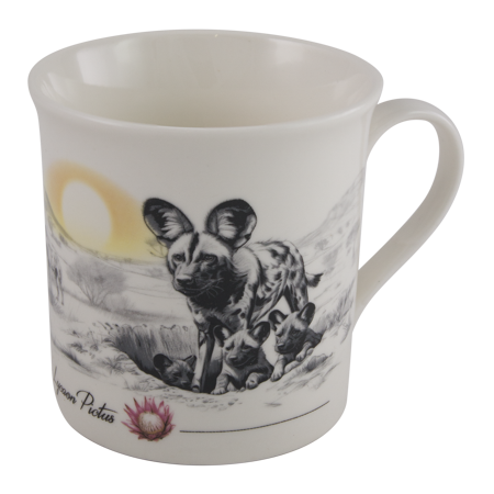 Coffee Mug-Wild Dog-Endangered Species
