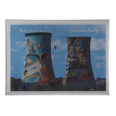 South Africa- Soweto Towers (9x6.5cm)