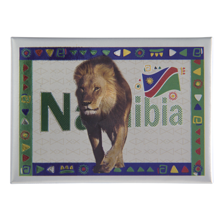 Namibia- Lion (9x6.5cm)