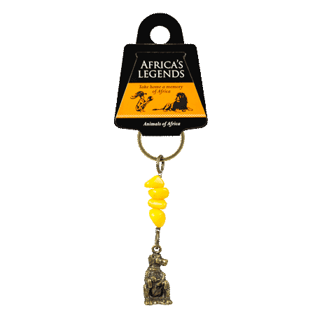 Gemstone Baboon Keyring Gemstone Baboon Keyring