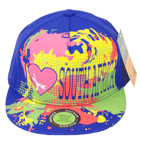I Love South Africa Snapback - Blue