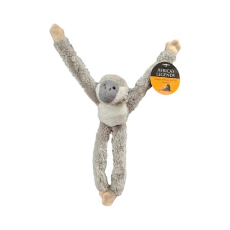 Soft Toy Mag-Longarm Monkey-Grey