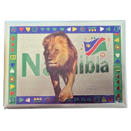 Namibia- Lion (9x6.5cm)